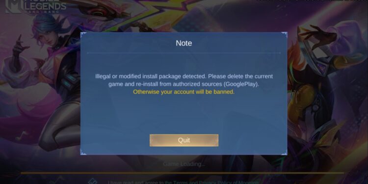 Mobile Legends Tidak Bisa Masuk ke Game