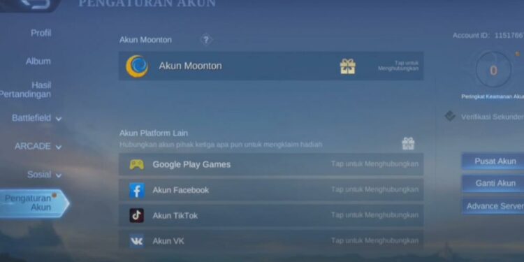 Mobile Legends Bang Bang Login