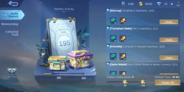 Mobile Legends Bang Bang Quests