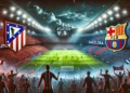 Pertandingan Atletico vs Barcelona