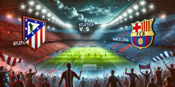 Pertandingan Atletico vs Barcelona