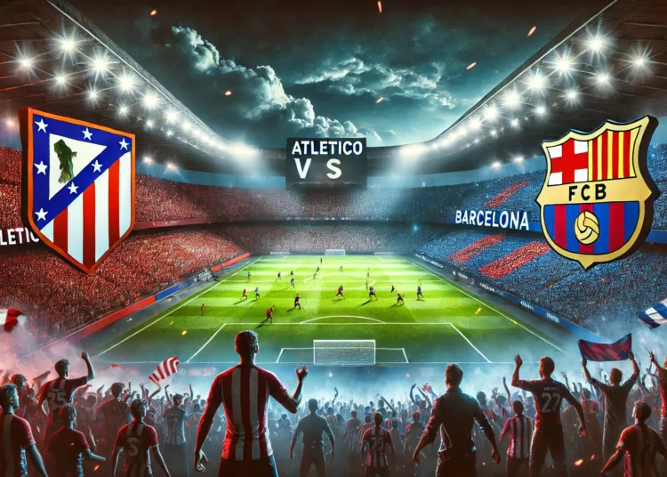 Pertandingan Atletico vs Barcelona
