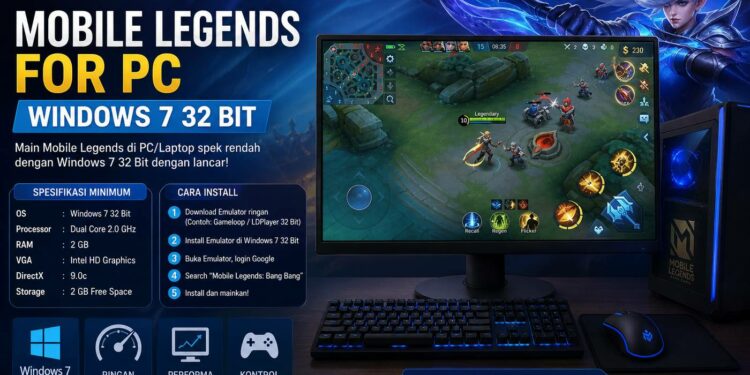 Mobile Legends For PC Windows 7 32 Bit