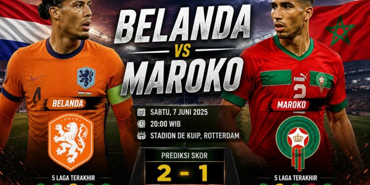 Prediksi Belanda vs Maroko