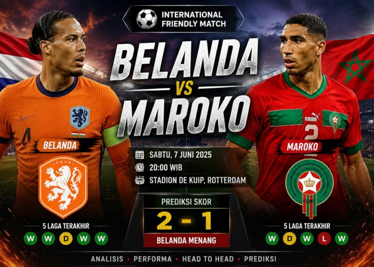 Prediksi Belanda vs Maroko