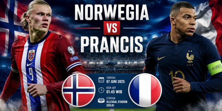 Pertandingan Norwegia vs Prancis