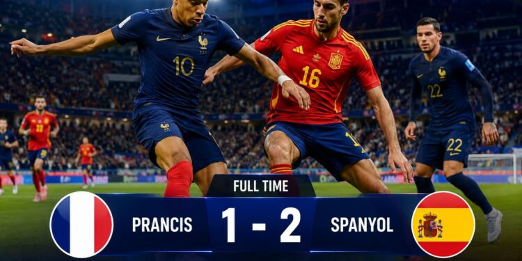 Hasil Prancis Vs Spanyol