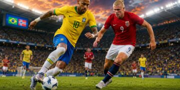 Pertandingan Brasil vs Norwegia