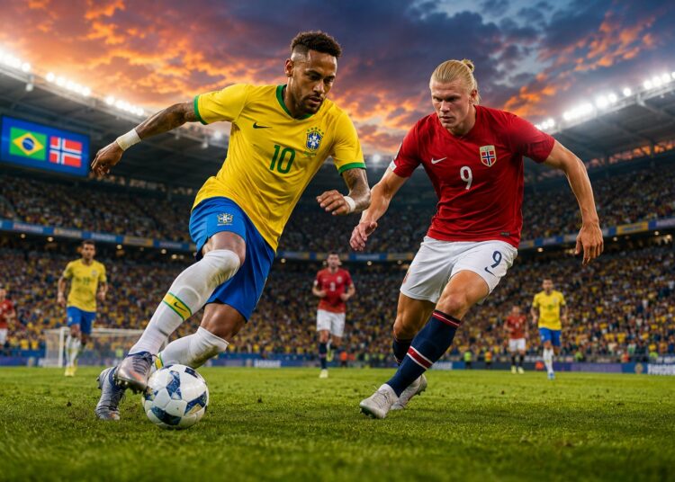 Pertandingan Brasil vs Norwegia