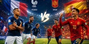 Pertandingan Prancis vs Spanyol