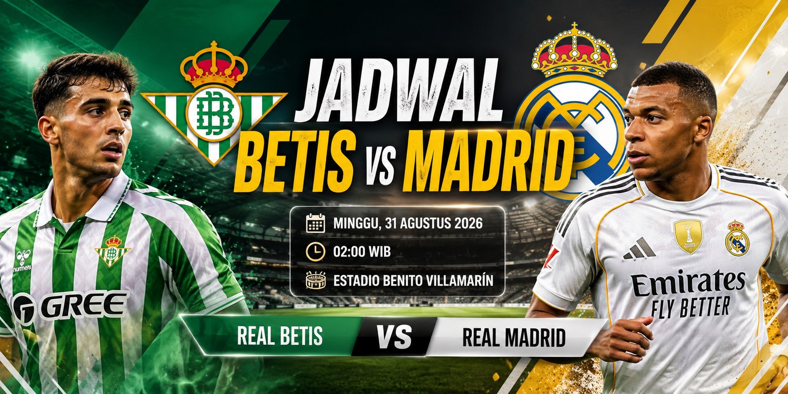 Jadwal Betis vs Madrid