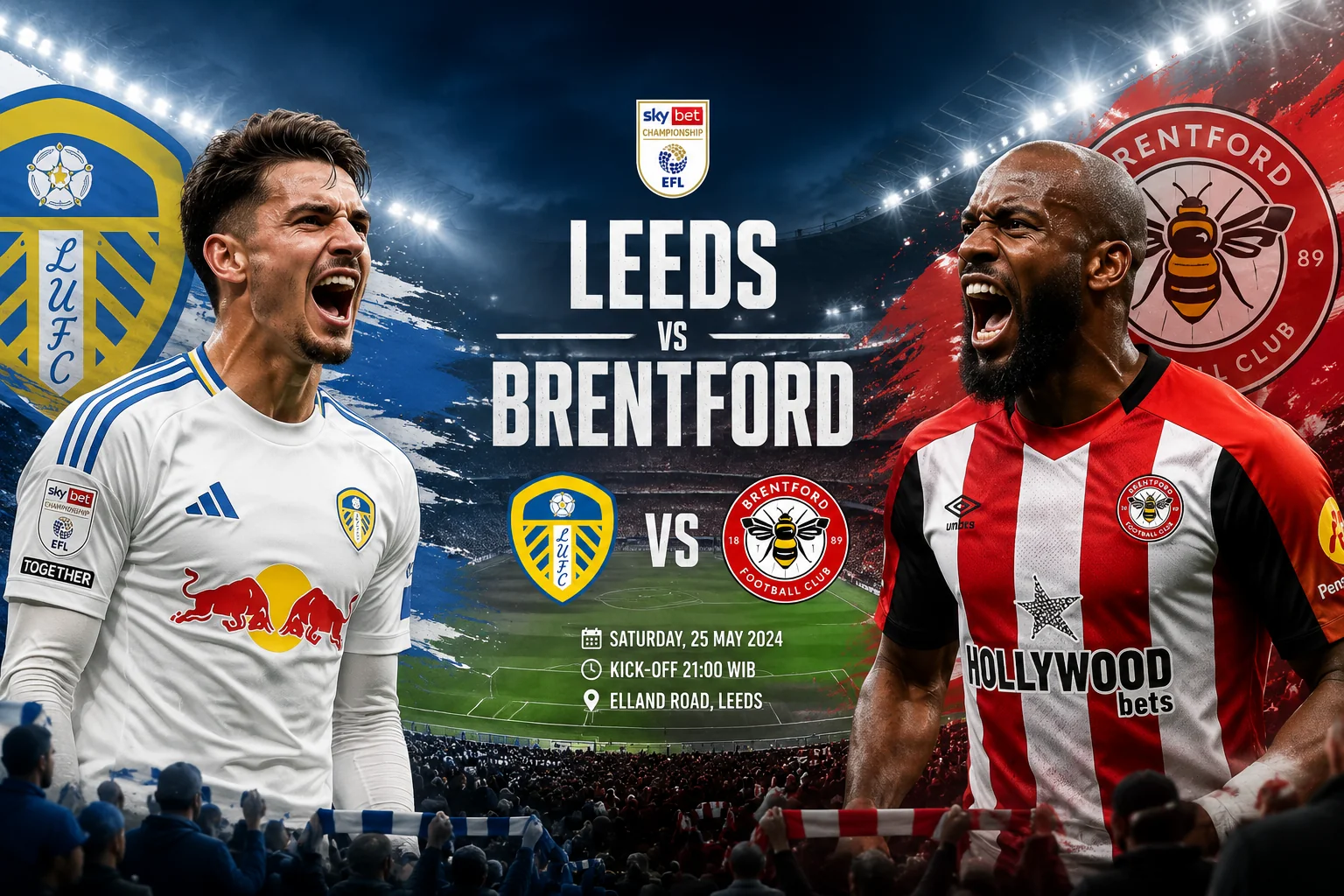 Pertandingan Leeds vs Brentford