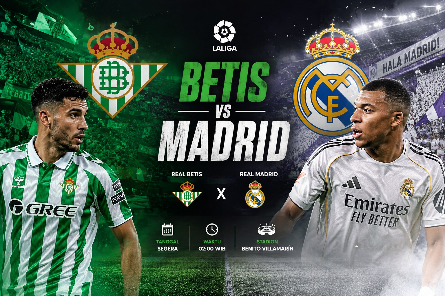 Pertandingan Betis vs Madrid