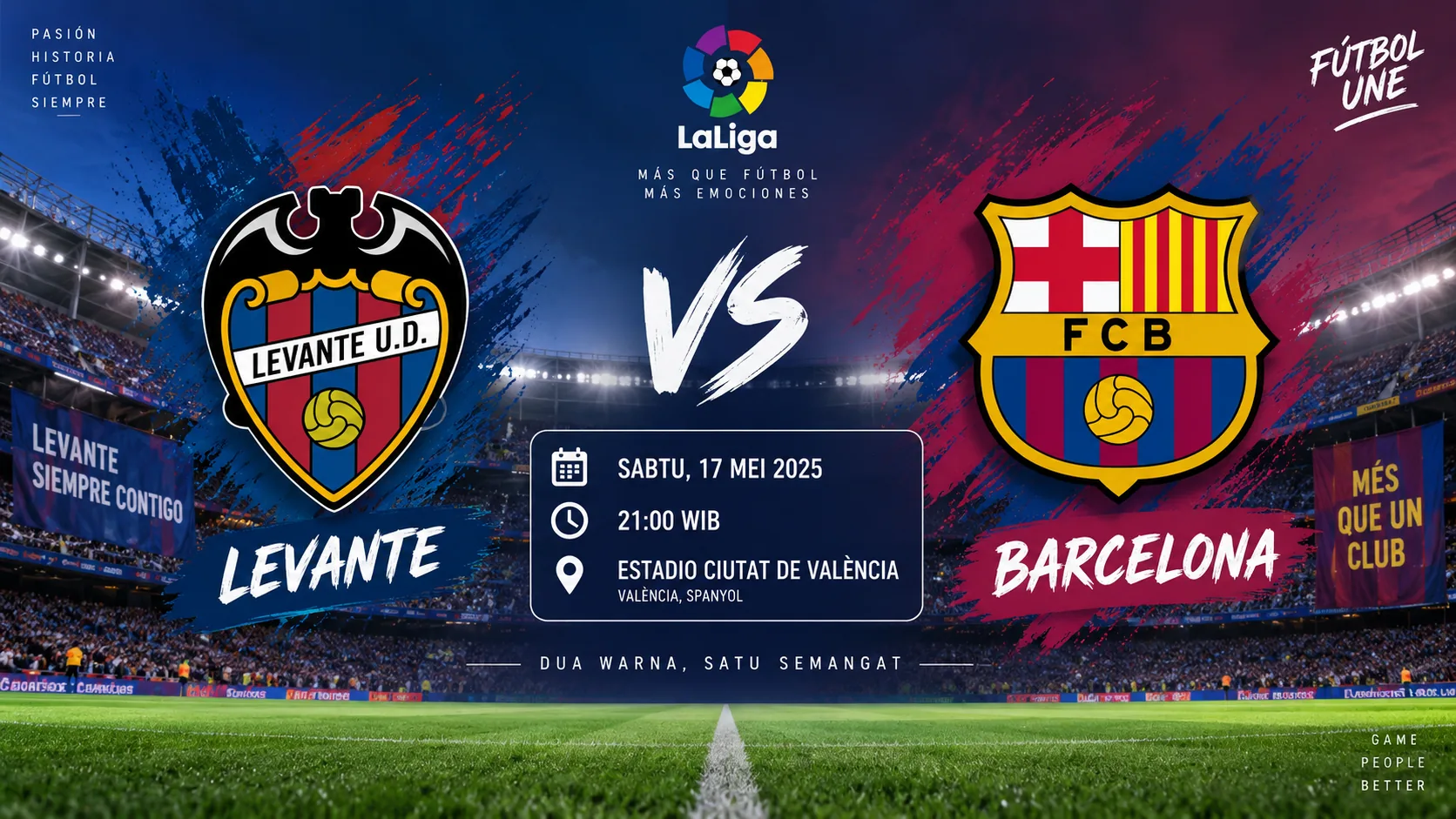 Jadwal Levante vs Barcelona