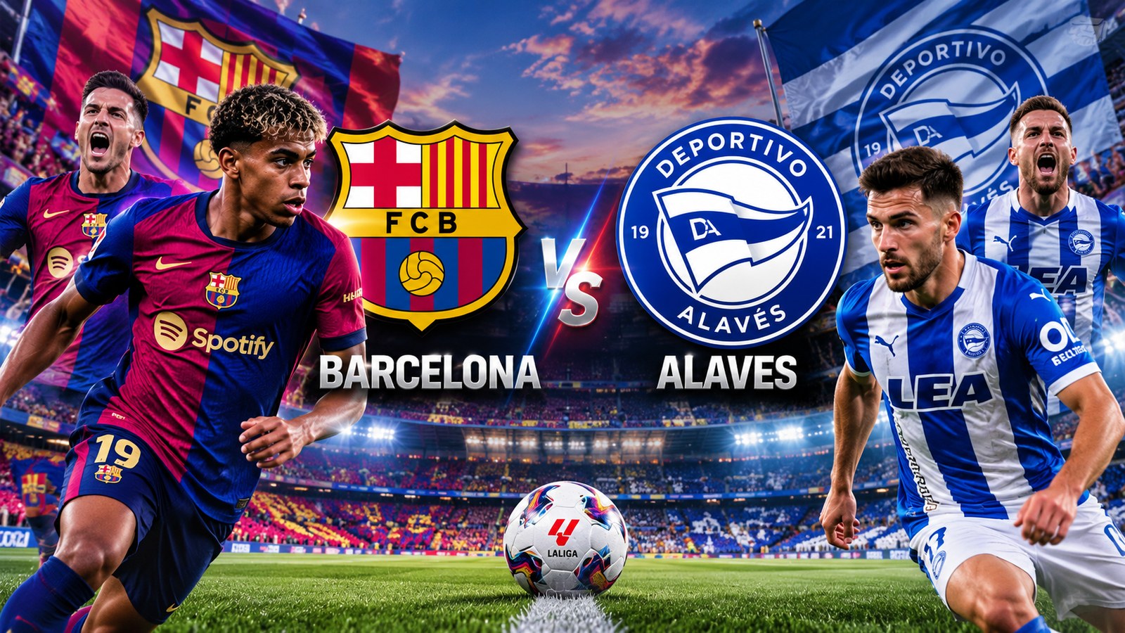 Pertandingan Barcelona vs Alaves
