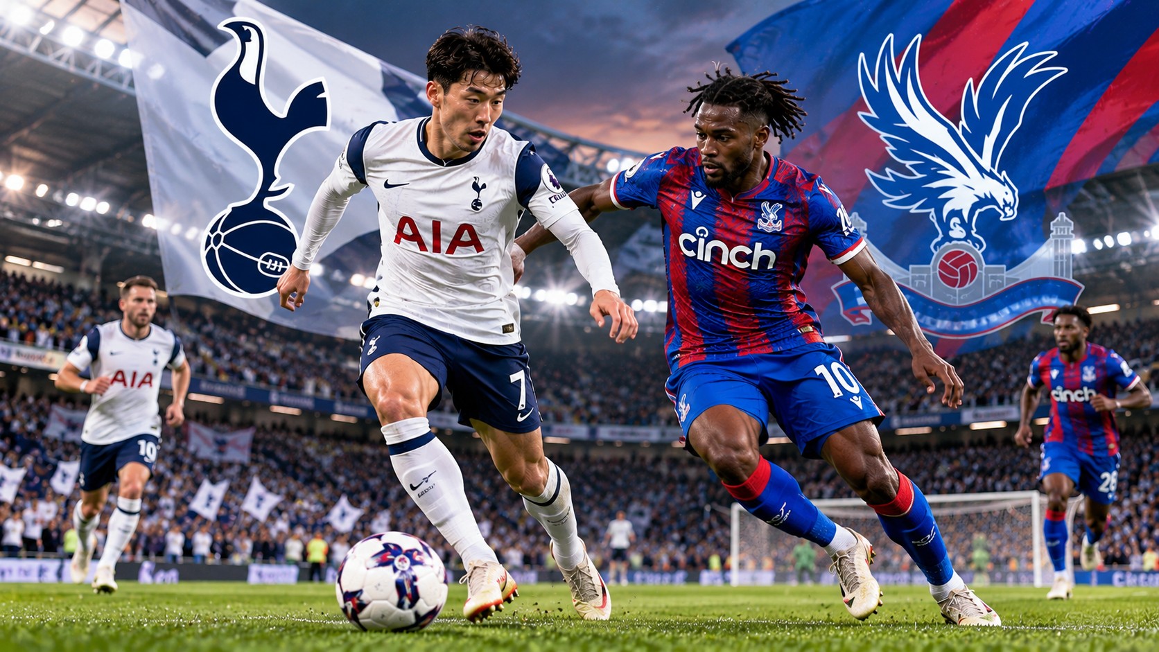 Jadwal Tottenham vs Crystal